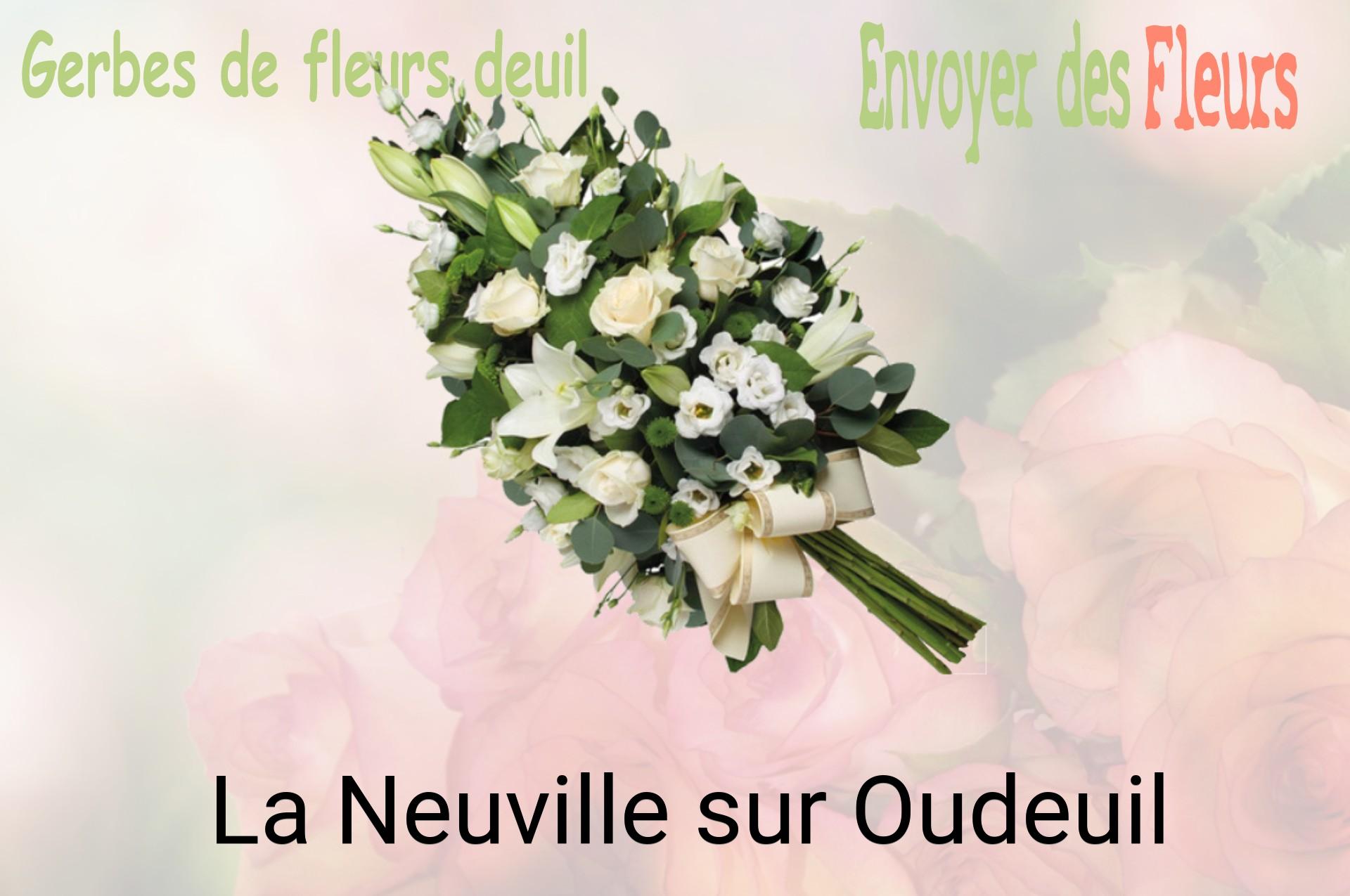 Gerbe de fleurs de deuil livrée à La Neuville-sur-Oudeuil